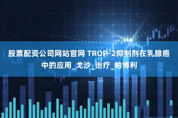 股票配资公司网站官网 TROP-2抑制剂在乳腺癌中的应用_戈沙_治疗_帕博利